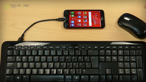 telefona mouse ve klavye takma